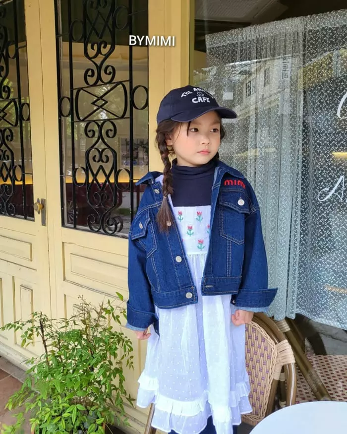 Bymimi - Korean Children Fashion - #kidsstore - Mimi Denim Jacket - 4