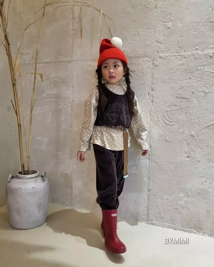 Bymimi - Korean Children Fashion - #Kfashion4kids - Eco Dot Tang Tee - 4
