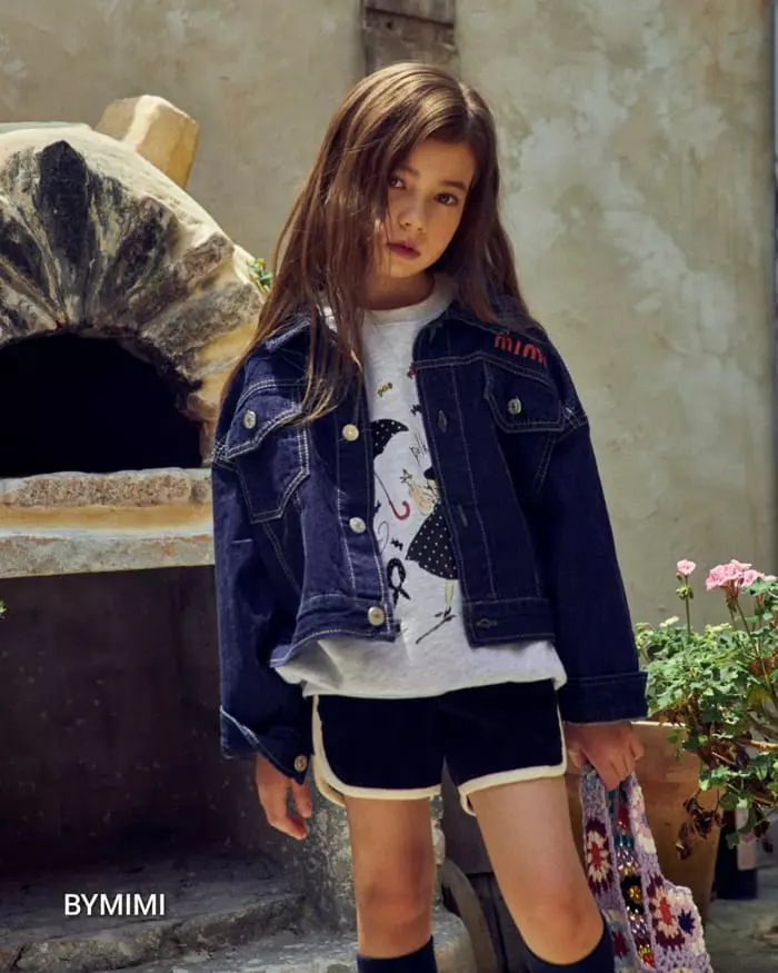 Bymimi - Korean Children Fashion - #magicofchildhood - Mimi Denim Jacket - 7