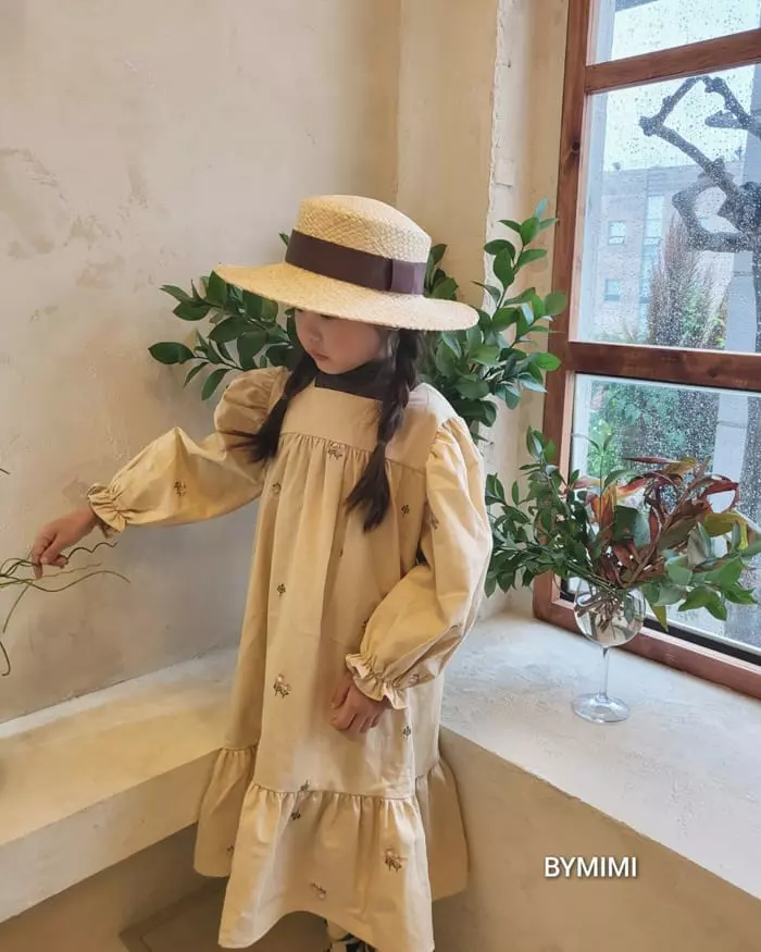Bymimi - Korean Children Fashion - #minifashionista - Batic Embroidery One-piece