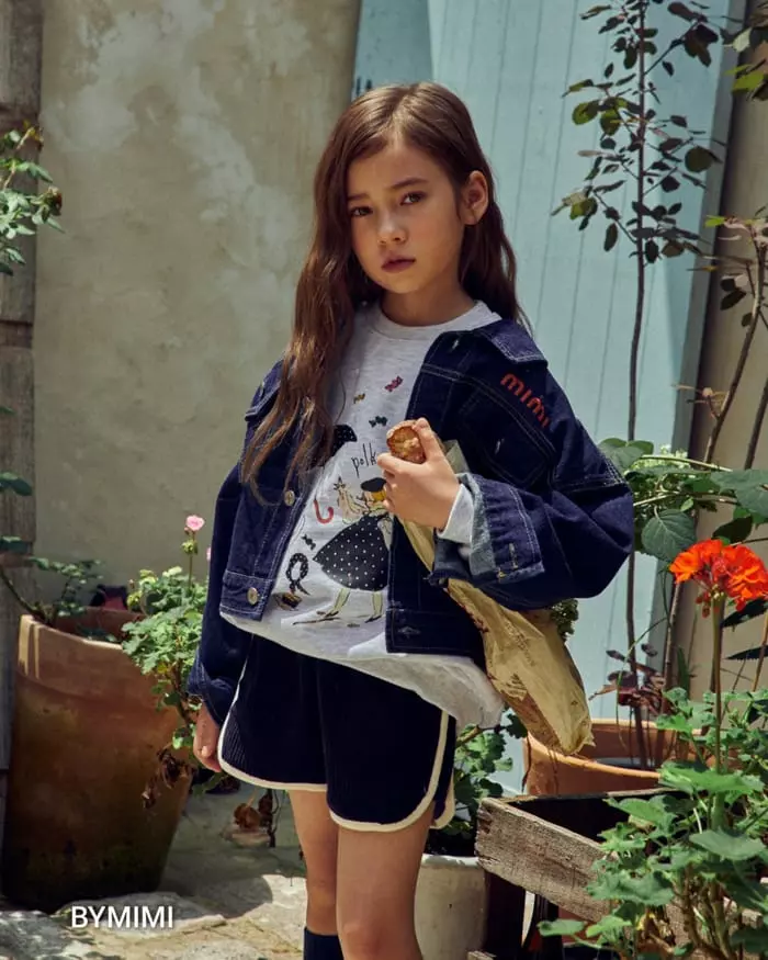 Bymimi - Korean Children Fashion - #minifashionista - Mimi Denim Jacket - 8