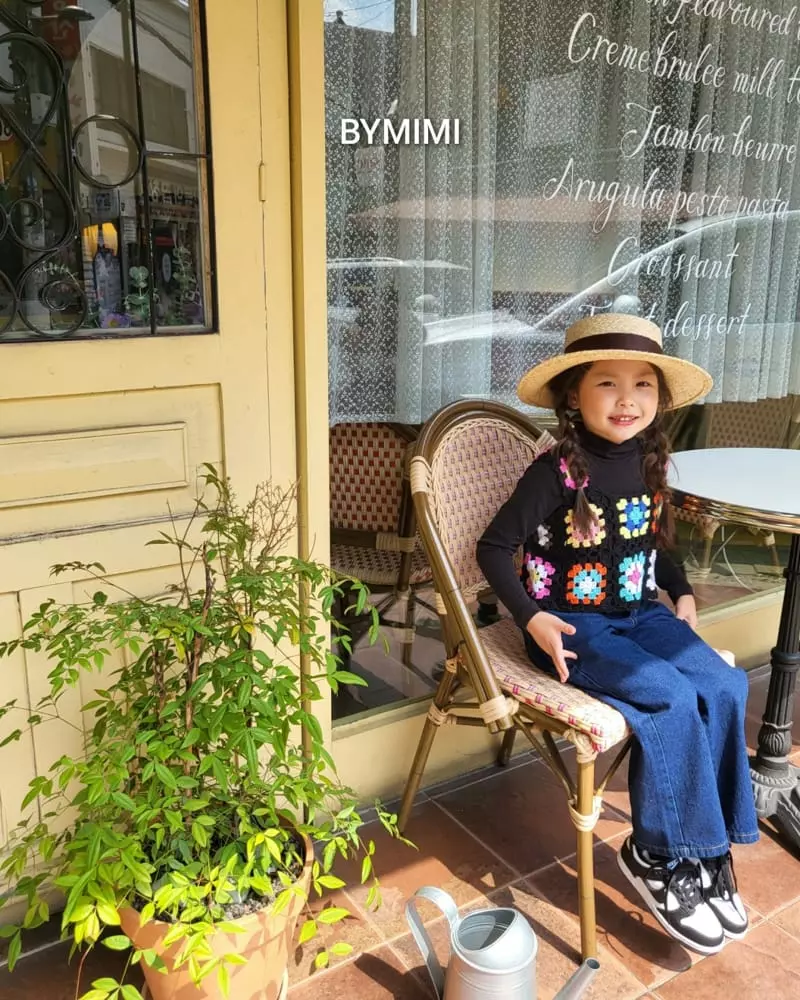 Bymimi - Korean Children Fashion - #prettylittlegirls - Crop Knit Vest - 5