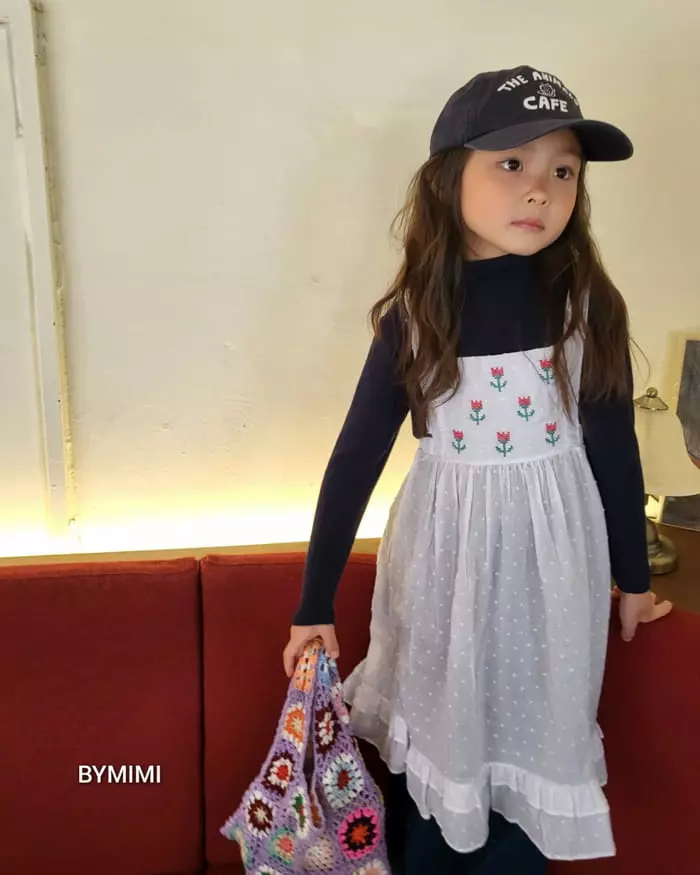 Bymimi - Korean Children Fashion - #prettylittlegirls - Ving Turtleneck Tee - 12