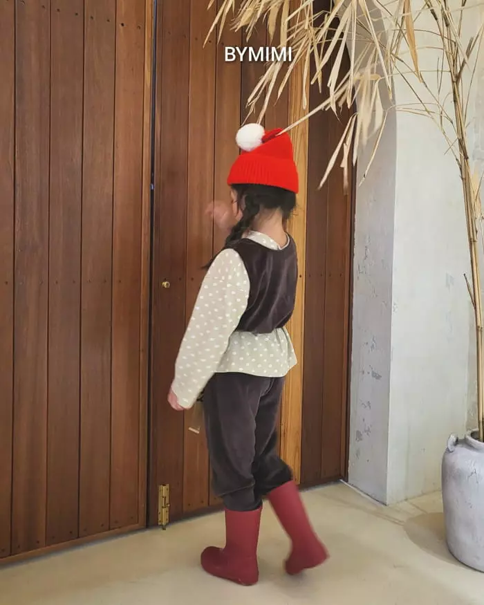 Bymimi - Korean Children Fashion - #stylishchildhood - Eco Dot Tang Tee - 10