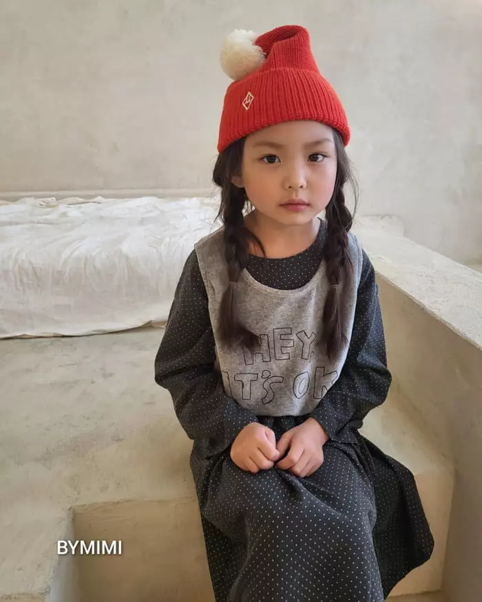 Bymimi - Korean Children Fashion - #todddlerfashion - Veloure Vest - 5