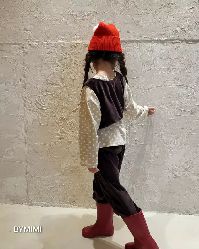 Bymimi - Korean Children Fashion - #todddlerfashion - Eco Dot Tang Tee - 8