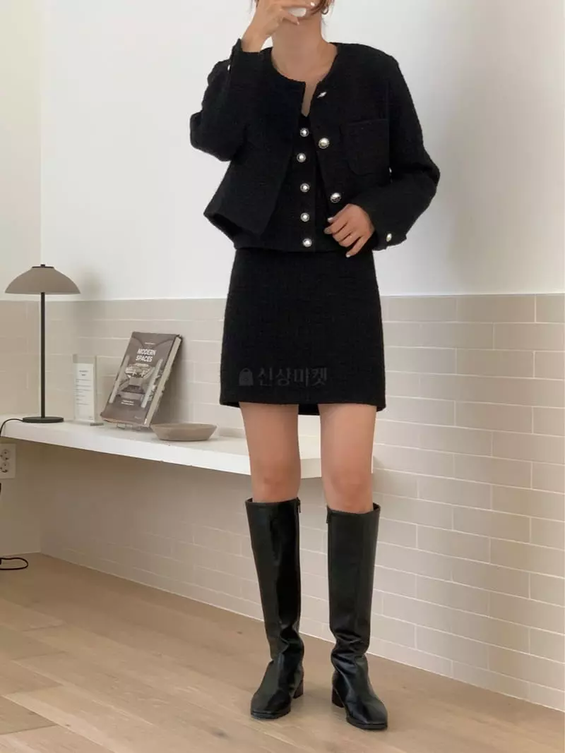 Chapter - Korean Women Fashion - #momslook - Mui Twid Jacket