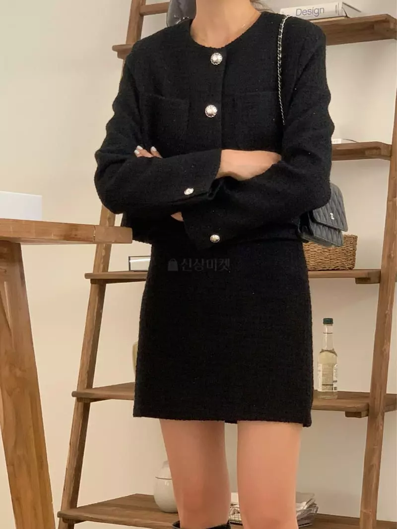 Chapter - Korean Women Fashion - #momslook - Mui Twid Jacket - 2