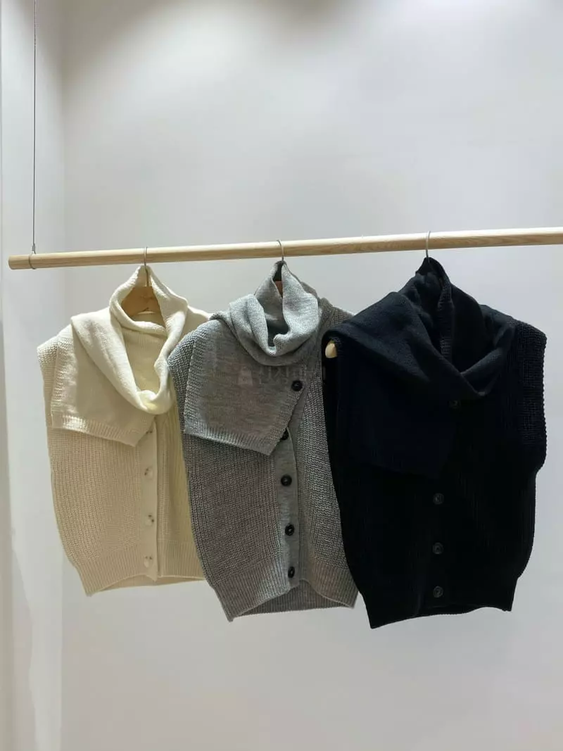 Chapter - Korean Women Fashion - #momslook - Muffler Knit Set - 11