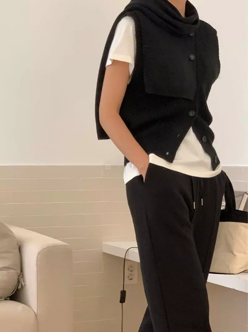 Chapter - Korean Women Fashion - #momslook - Muffler Knit Set - 7