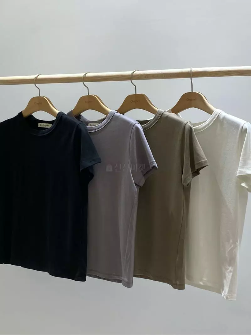 Chapter - Korean Women Fashion - #romanticstyle - Suppy Basic Tee - 5