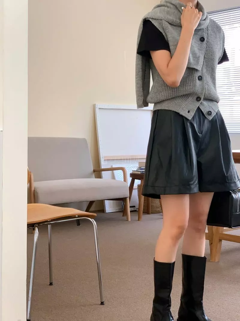 Chapter - Korean Women Fashion - #romanticstyle - Muffler Knit Set