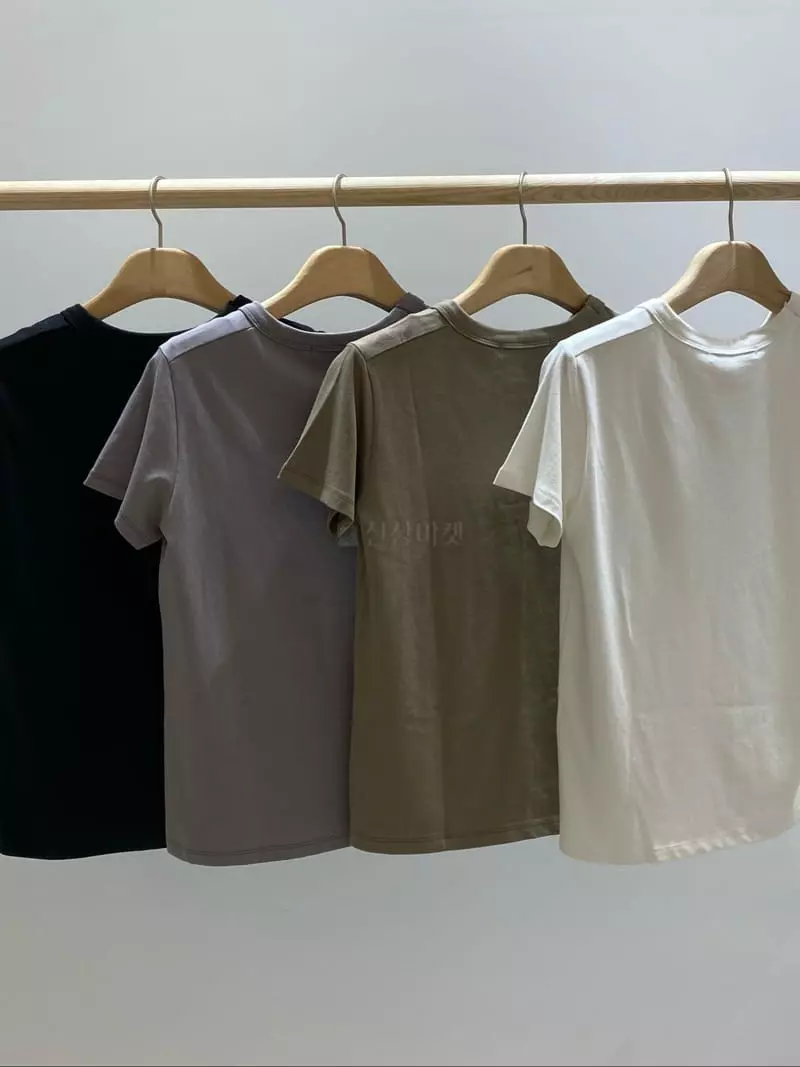 Chapter - Korean Women Fashion - #shopsmall - Suppy Basic Tee - 6