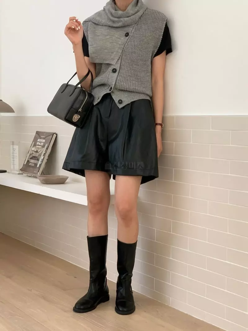 Chapter - Korean Women Fashion - #thatsdarling - Muffler Knit Set - 3