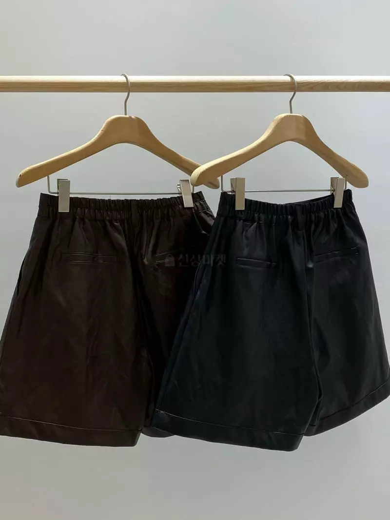 Chapter - Korean Women Fashion - #womensfashion - Simple Leaher Pants - 6