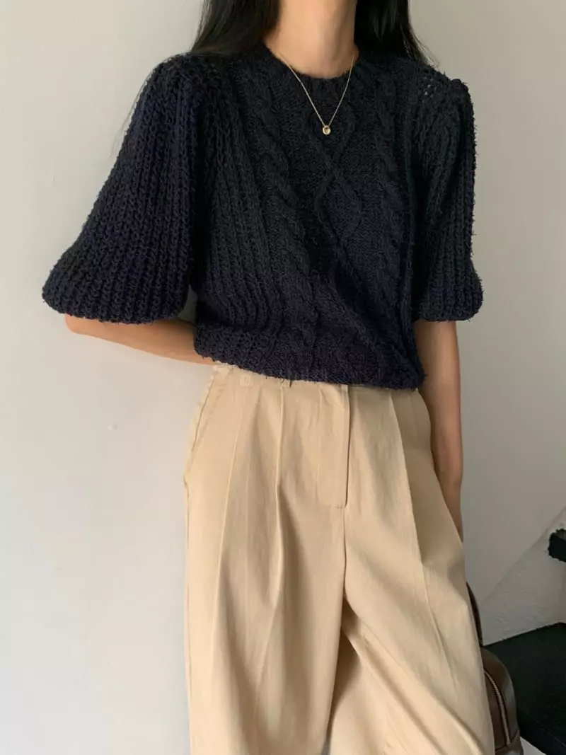 Chapter - Korean Women Fashion - #momslook - Fall In The Knit - 4
