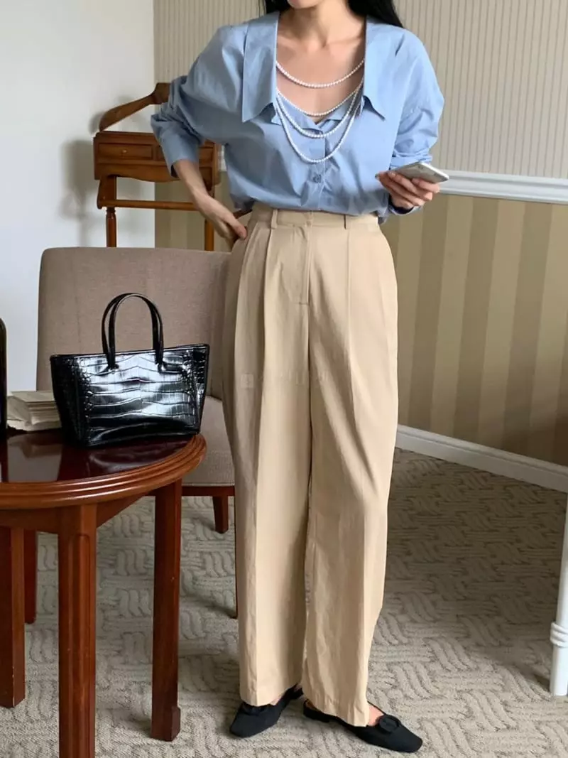 Chapter - Korean Women Fashion - #womensfashion - Pearl Cris Blouse