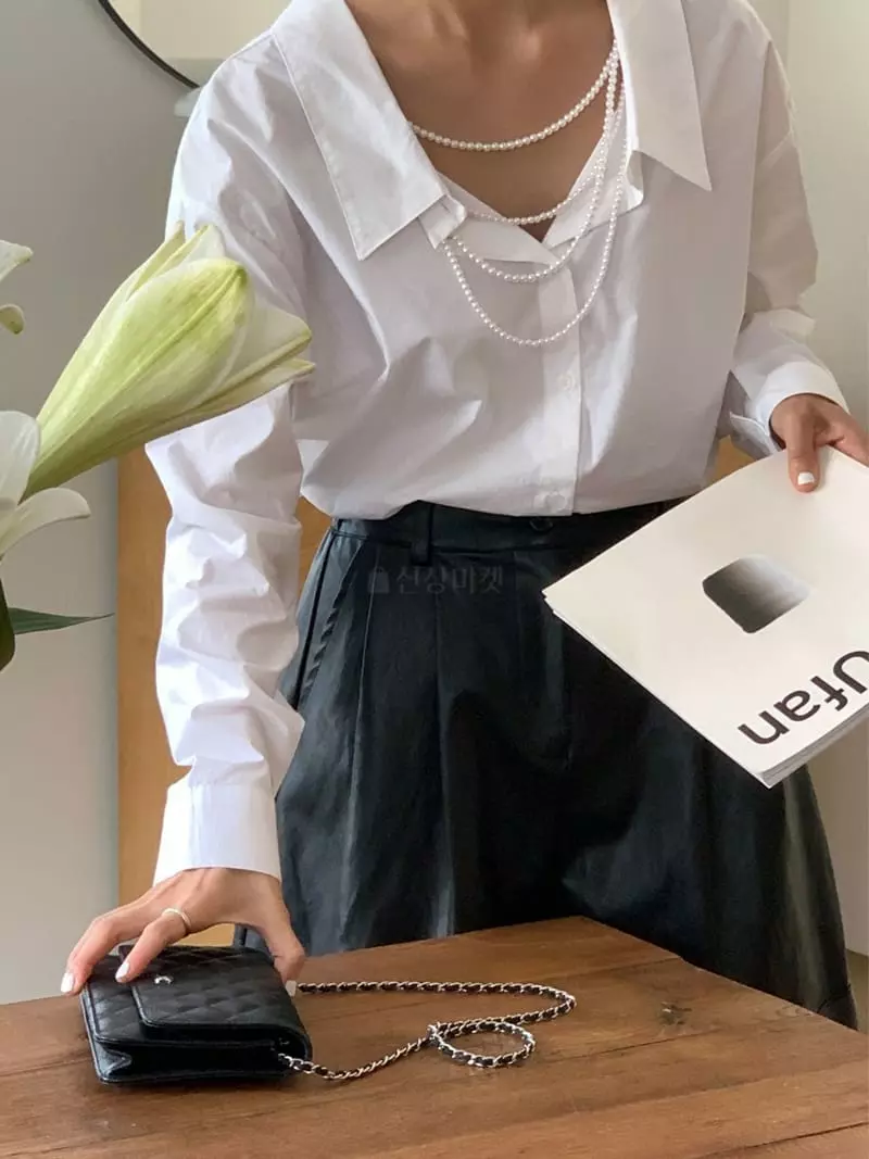 Chapter - Korean Women Fashion - #womensfashion - Pearl Cris Blouse - 3