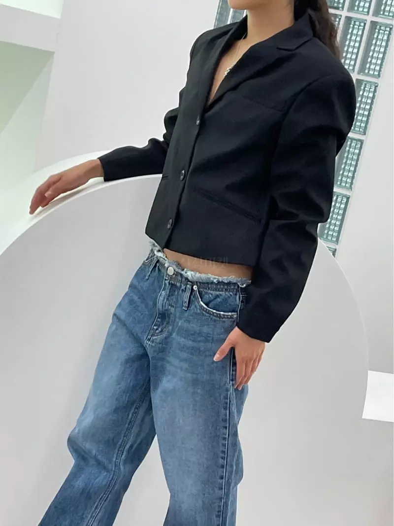 Charlotte - Korean Women Fashion - #momslook - Stripes Jacket - 5