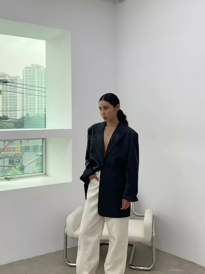 Charlotte - Korean Women Fashion - #momslook - Over Fit Jacket - 3