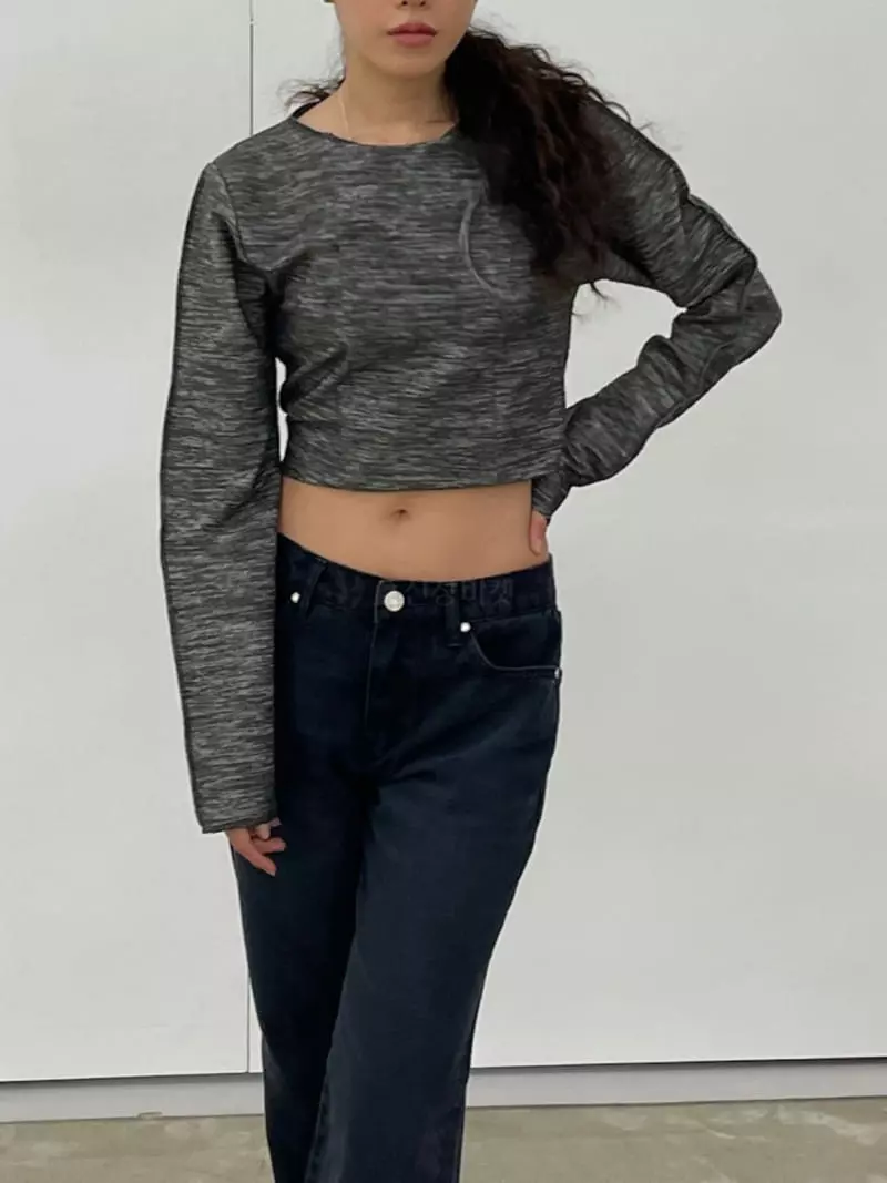 Charlotte - Korean Women Fashion - #momslook - Crop Tee - 9