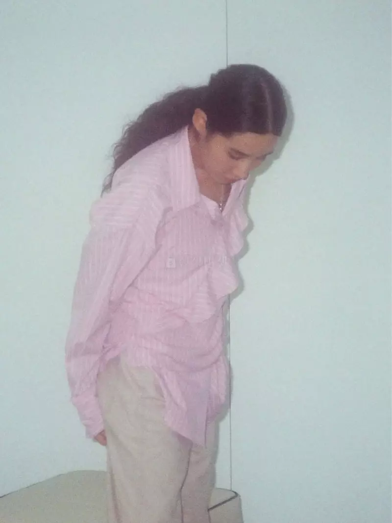 Charlotte - Korean Women Fashion - #momslook - Public Strieps Shirt - 10