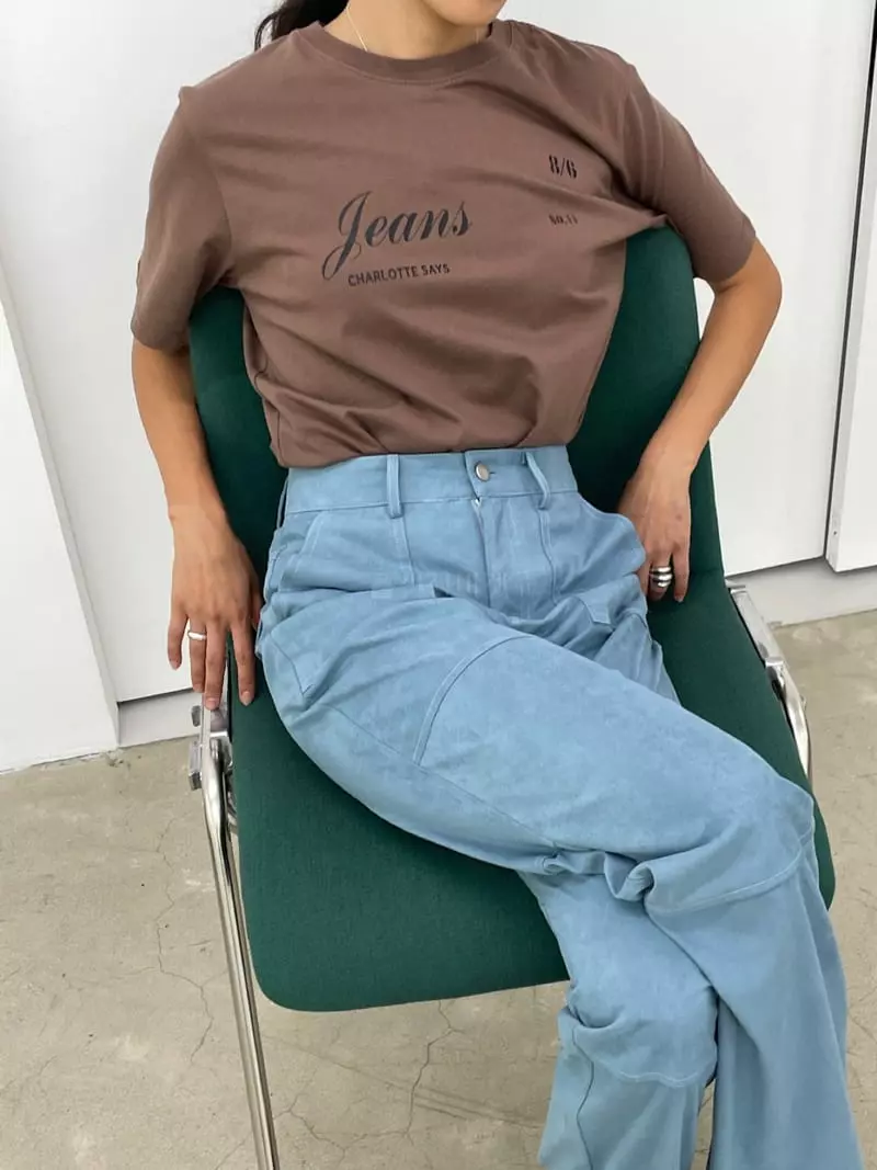 Charlotte - Korean Women Fashion - #thelittlethings - Jeans Short Sleeves Tee