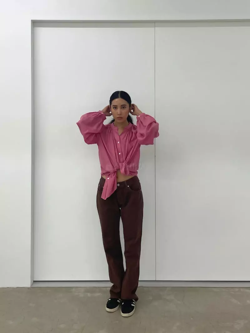 Charlotte - Korean Women Fashion - #womensfashion - 933 Brown Jeans - 7