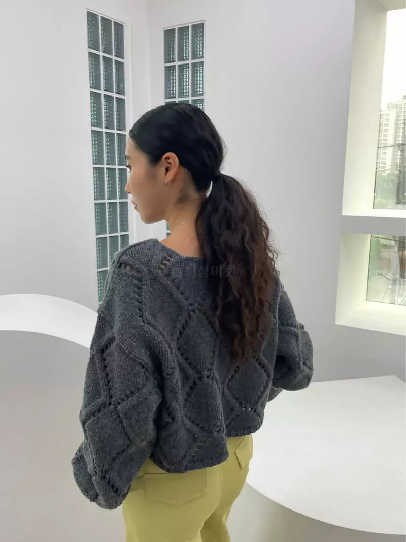 Charlotte - Korean Women Fashion - #womensfashion - Merry Crop Knit Tee - 12