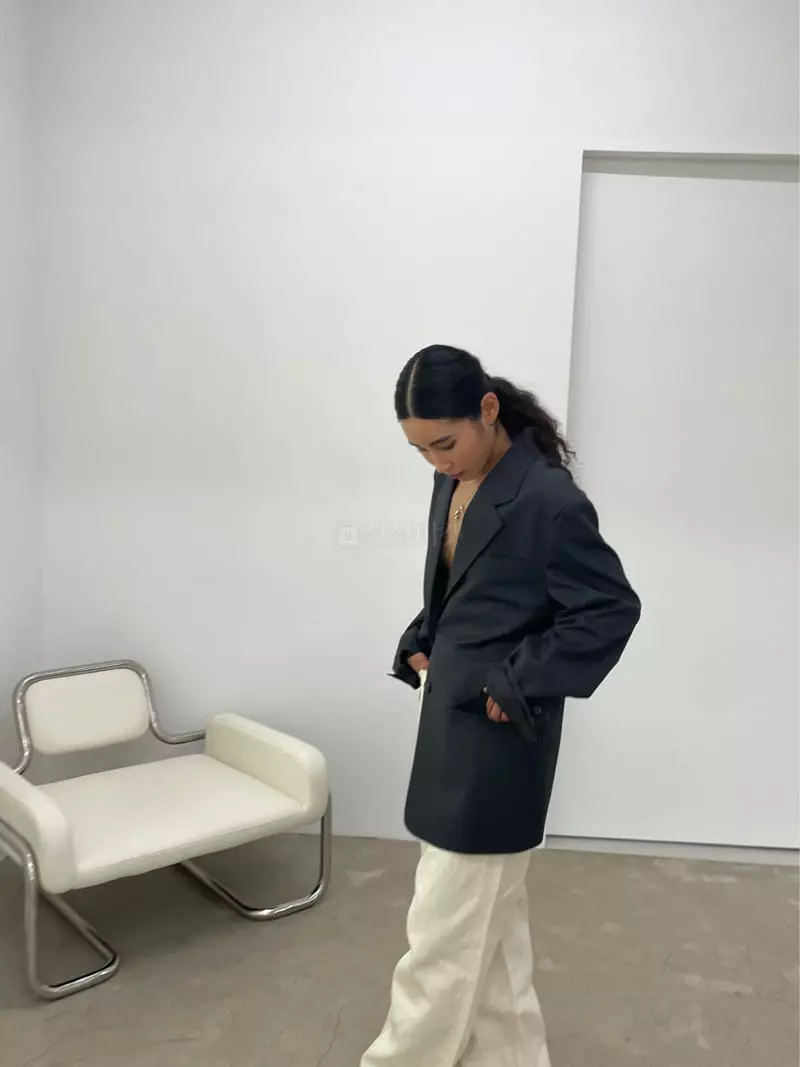 Charlotte - Korean Women Fashion - #womensfashion - Over Fit Jacket - 8