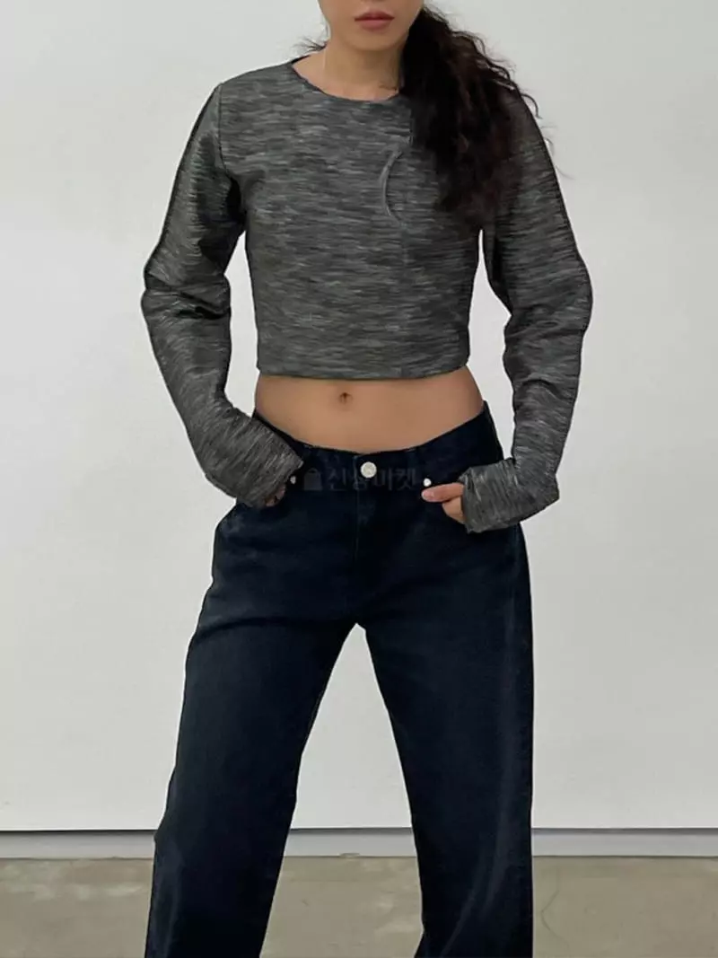 Charlotte - Korean Women Fashion - #womensfashion - Crop Tee - 8