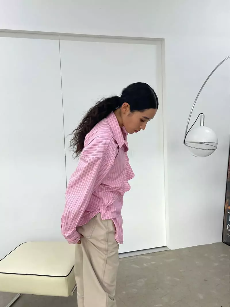 Charlotte - Korean Women Fashion - #womensfashion - Public Strieps Shirt - 5