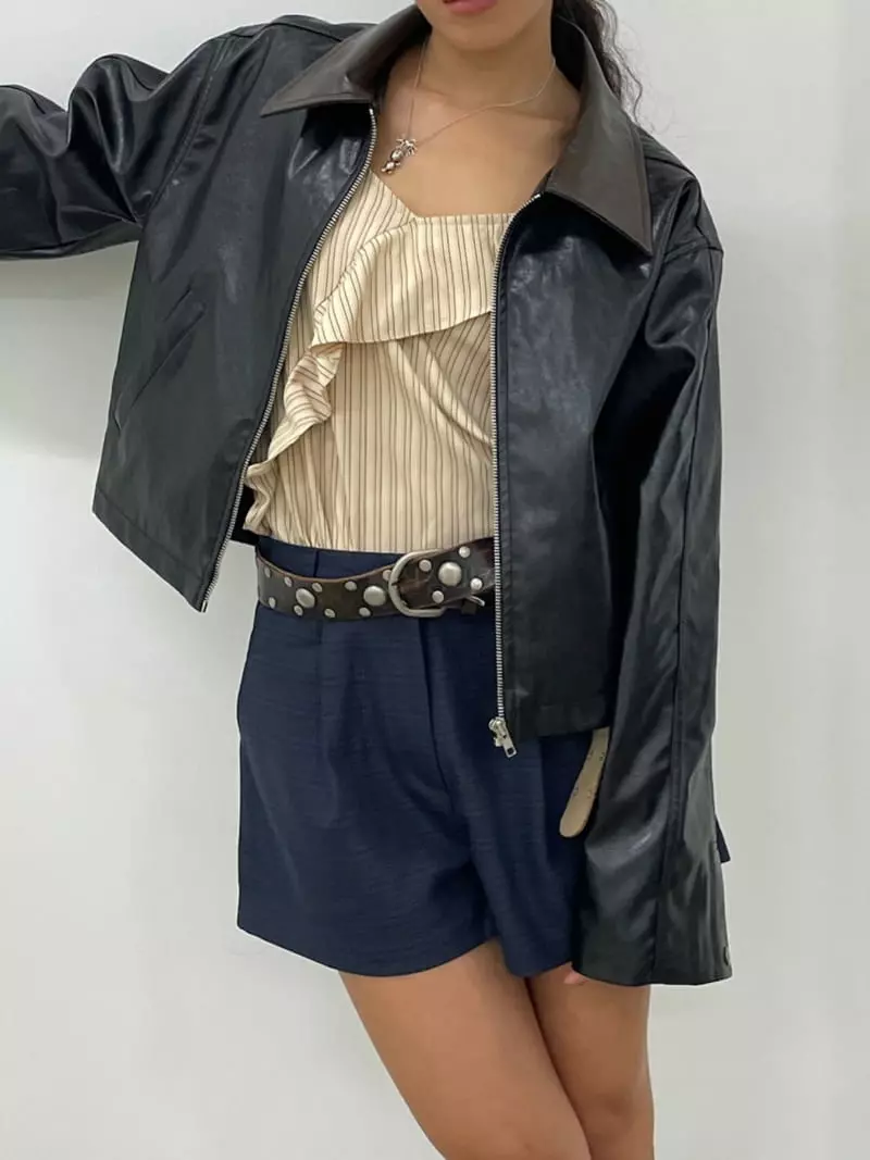 Charlotte - Korean Women Fashion - #momslook - Public Frill Sleeveless - 4