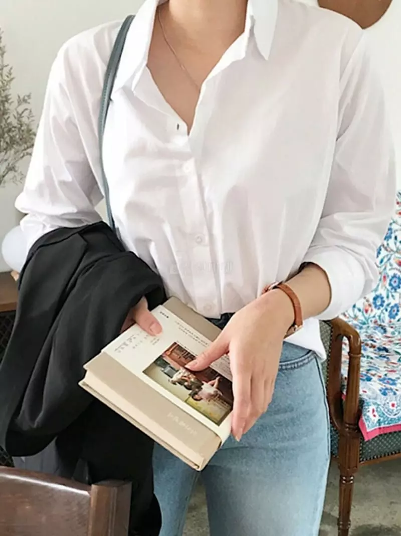 Chemi - Korean Women Fashion - #momslook - Vitamin Shirt - 2