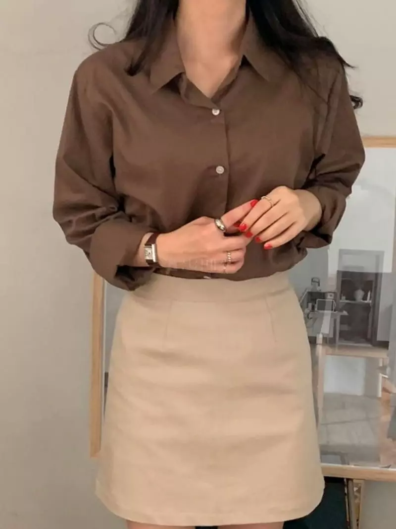 Chemi - Korean Women Fashion - #momslook - Seasnon Shirt