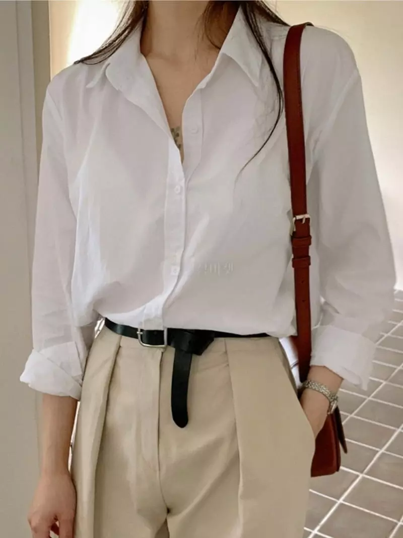 Chemi - Korean Women Fashion - #momslook - Seasnon Shirt - 3