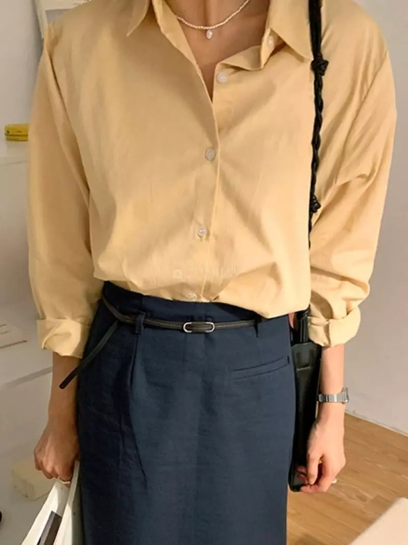Chemi - Korean Women Fashion - #momslook - Seasnon Shirt - 7