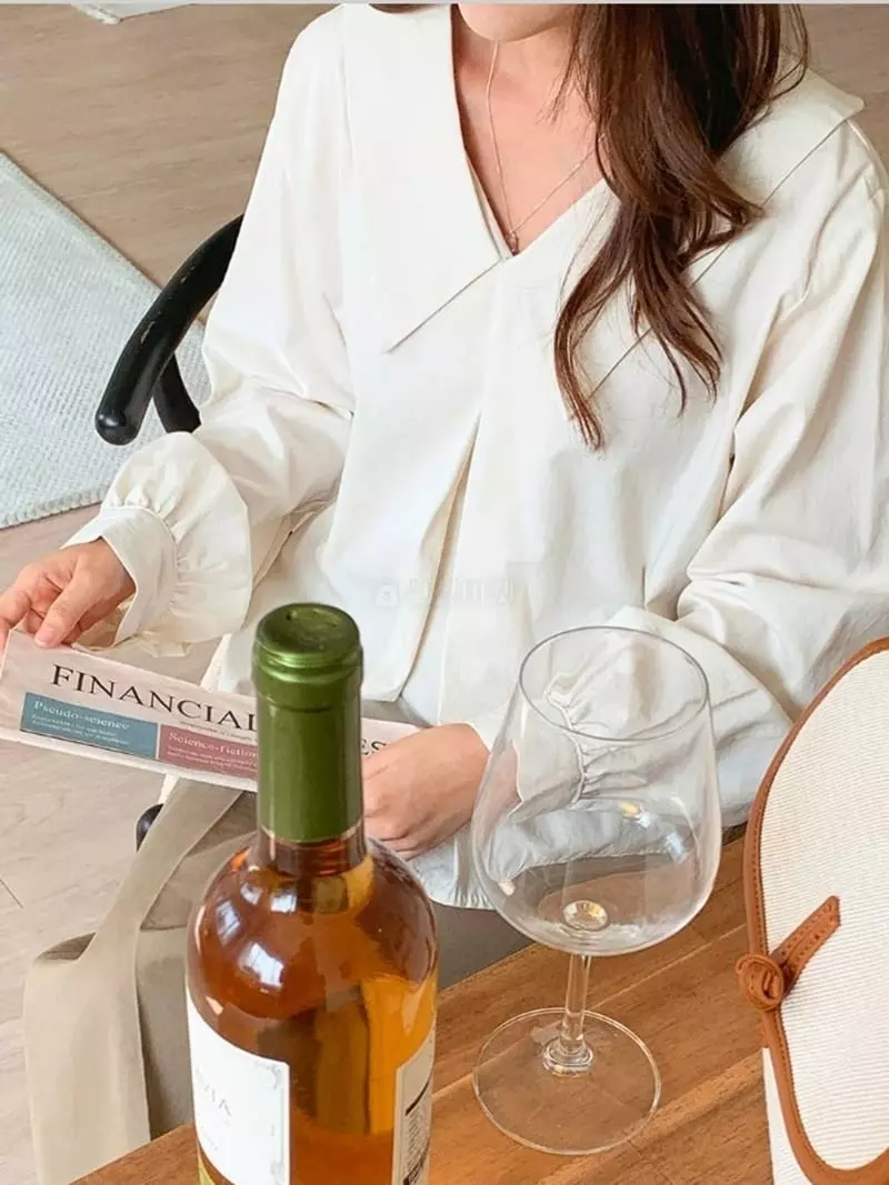 Chemi - Korean Women Fashion - #womensfashion - Bio Blouse shirt - 4