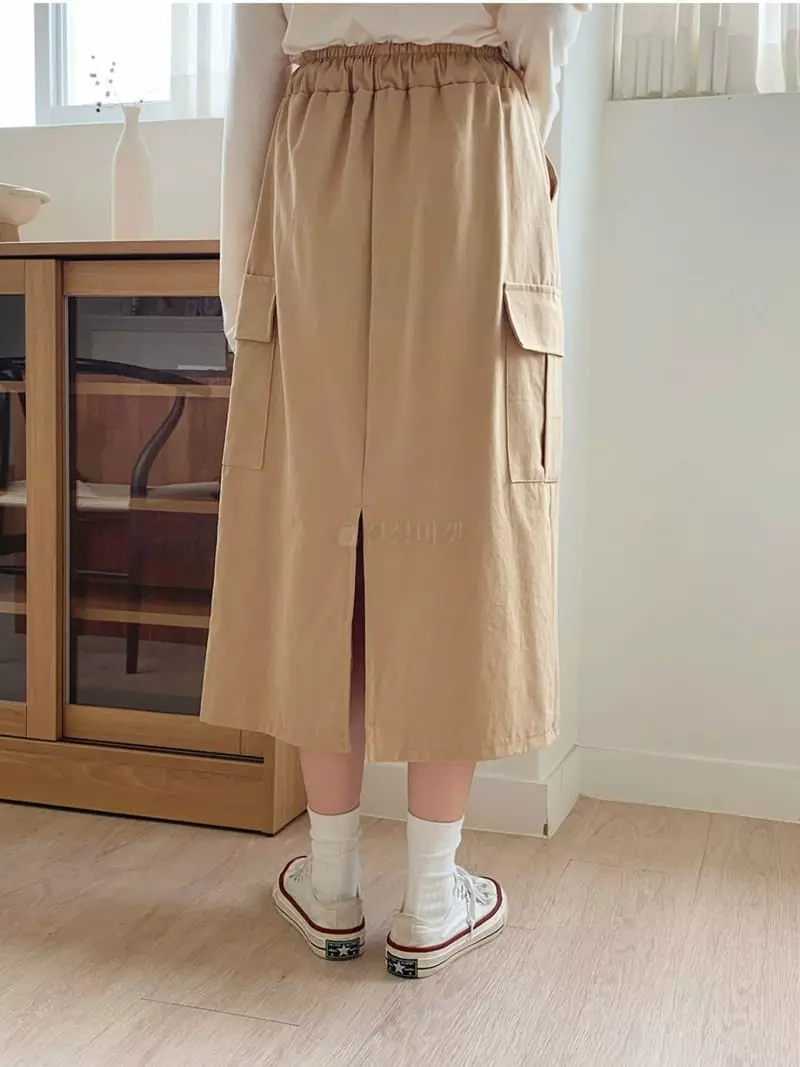 Chemi - Korean Women Fashion - #womensfashion - Bio Number Skirt - 4