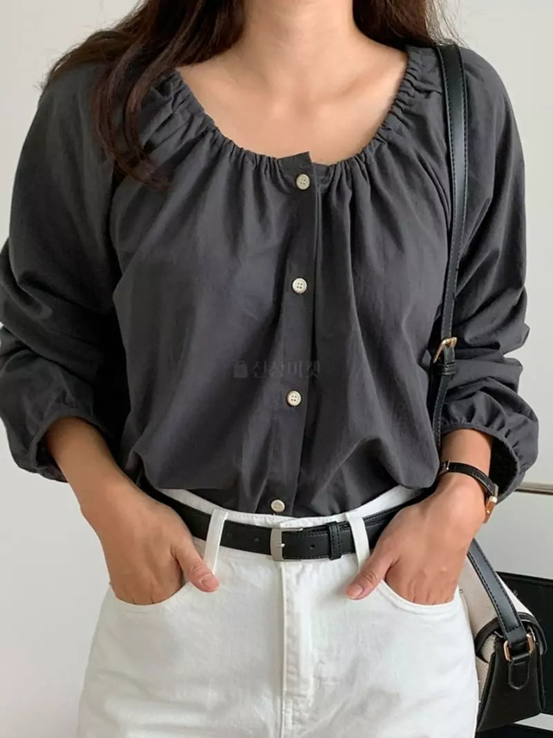 Chemi - Korean Women Fashion - #momslook - Esul Blouse - 3