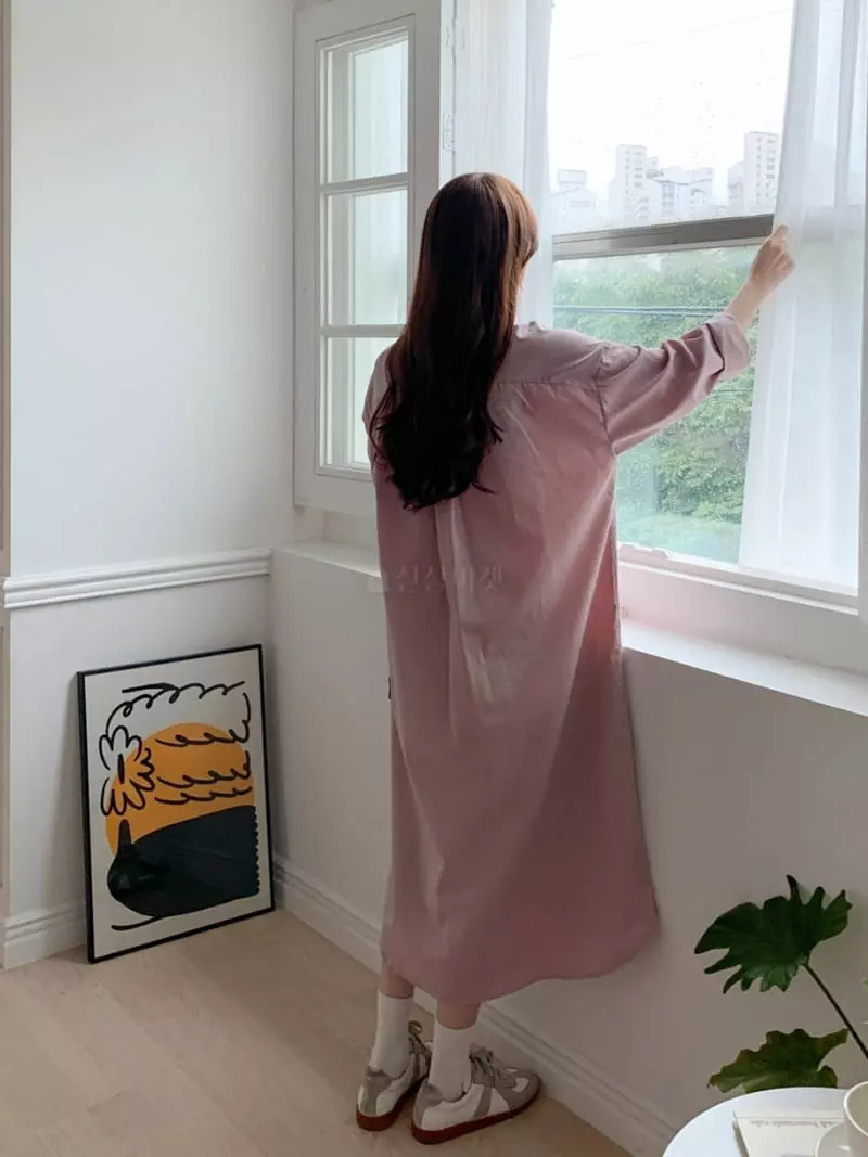 Chemi - Korean Women Fashion - #momslook - Bio Shirt One-piece - 2