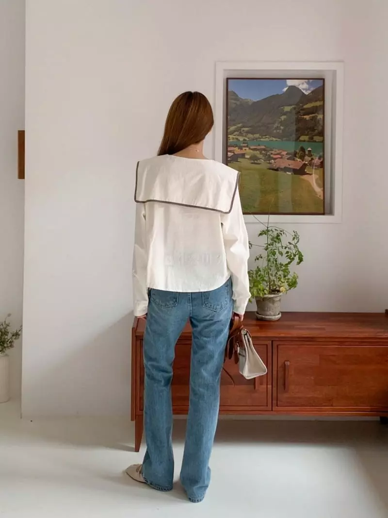 Chemi - Korean Women Fashion - #womensfashion - Bio Egg Blouse - 3