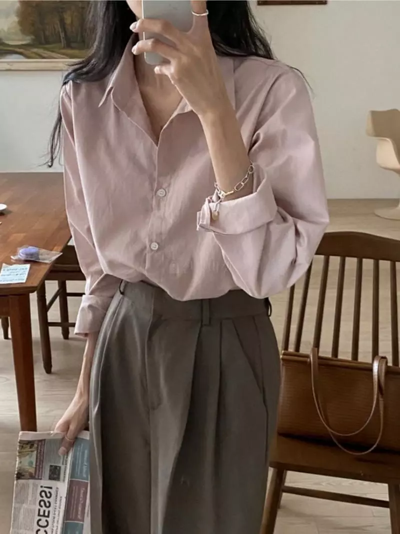 Chemi - Korean Women Fashion - #womensfashion - Seasnon Shirt - 2