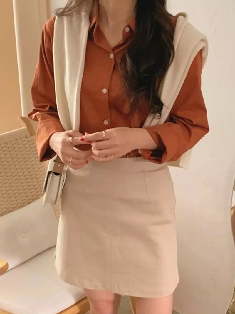 Chemi - Korean Women Fashion - #womensfashion - Seasnon Shirt - 6