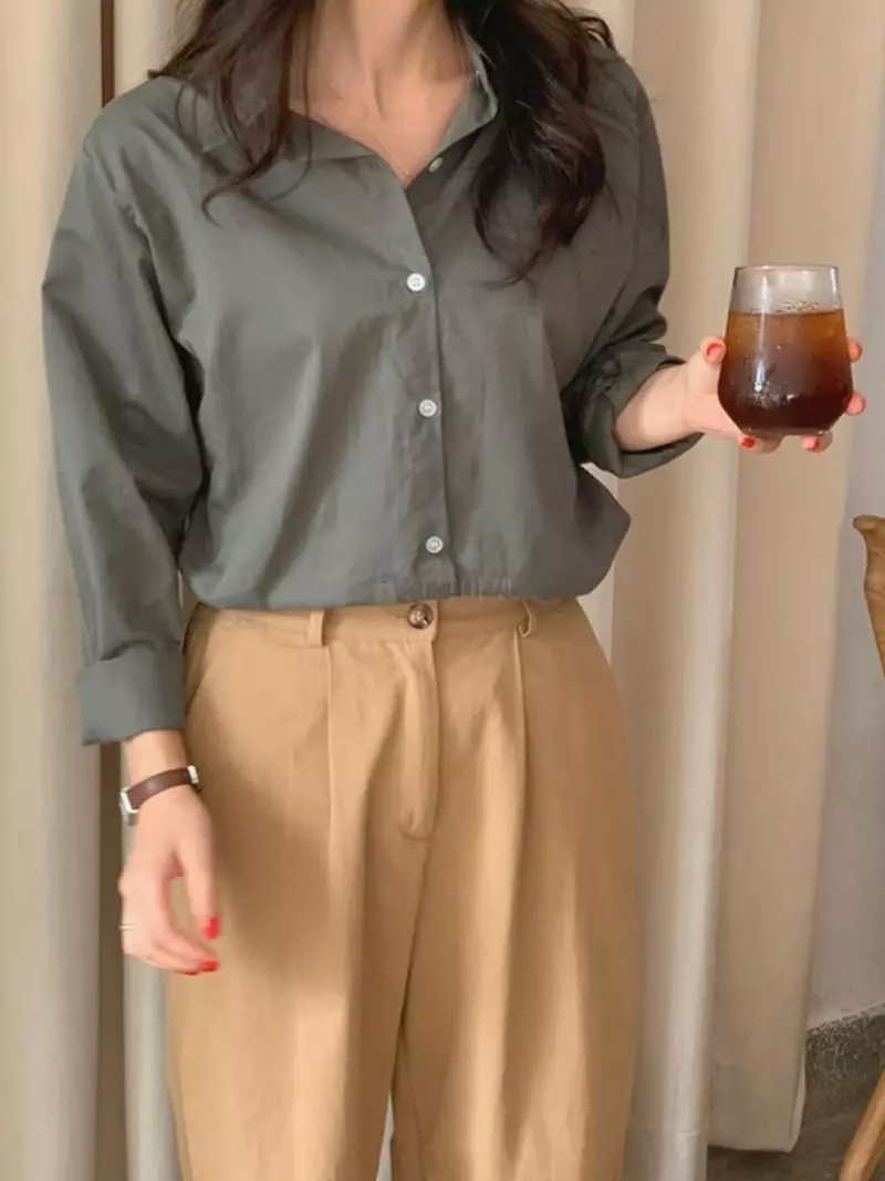 Chemi - Korean Women Fashion - #womensfashion - Seasnon Shirt - 8