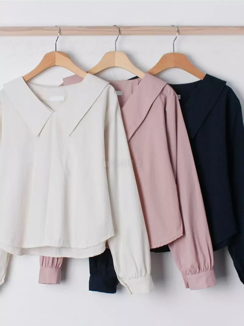 Chemi - Korean Women Fashion - #womensfashion - Bio Blouse shirt - 5