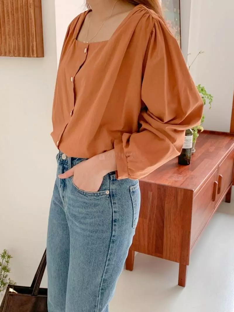 Chemi - Korean Women Fashion - #womensfashion - Cube Shirt - 3