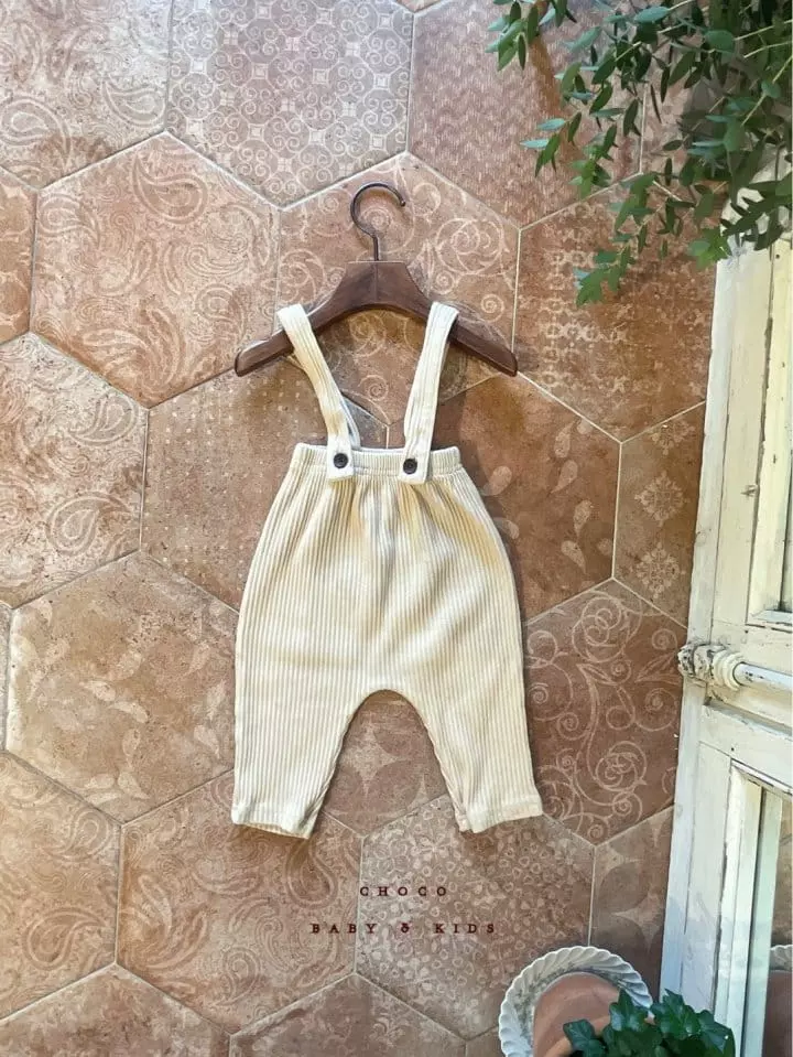 Choco bebe - Korean Baby Fashion - #babyootd - Bebe Dungarees Pants - 2
