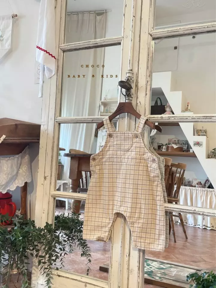 Choco bebe - Korean Baby Fashion - #babyootd - Bebe Roy Dungarees