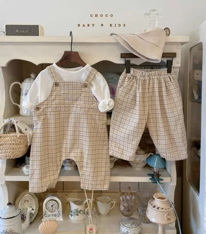 Choco bebe - Korean Baby Fashion - #babyoutfit - Bebe Roy Dungarees - 4